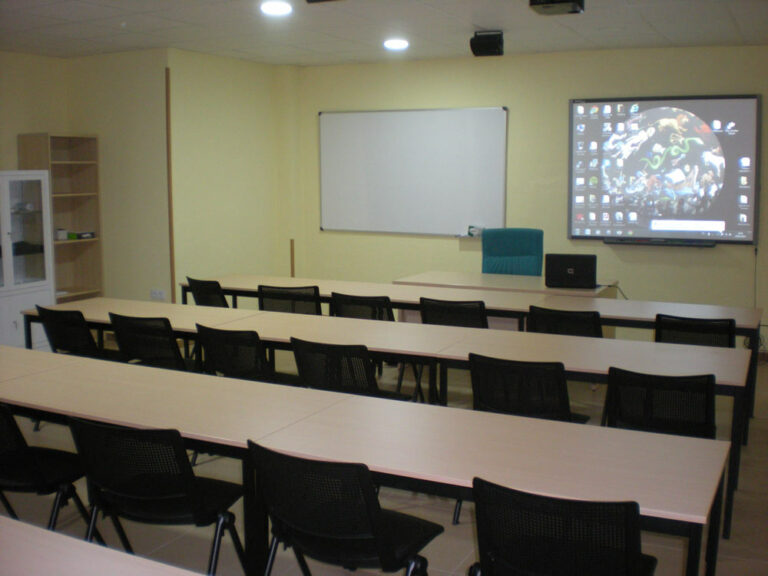Aulas del centro de formación en Cáceres