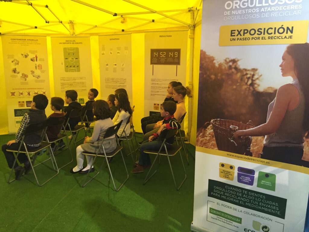 Exposiciones sobre reciclaje en Cáceres