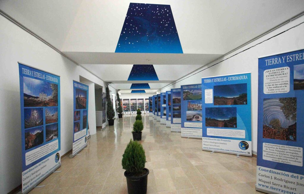 Exposiciones astronómicas en Cáceres