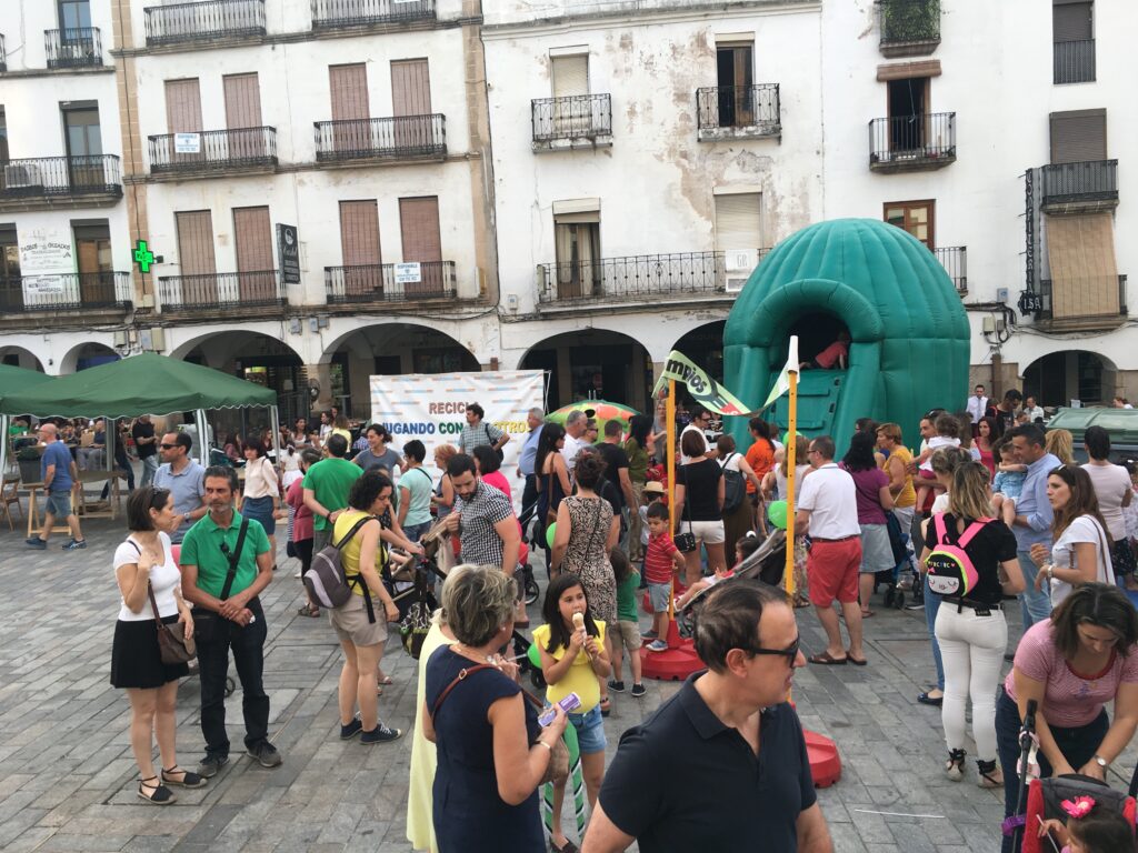 Hinchables del reciclaje