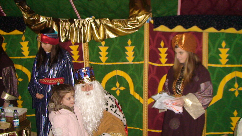 Fiesta con reyes magos en Cáceres